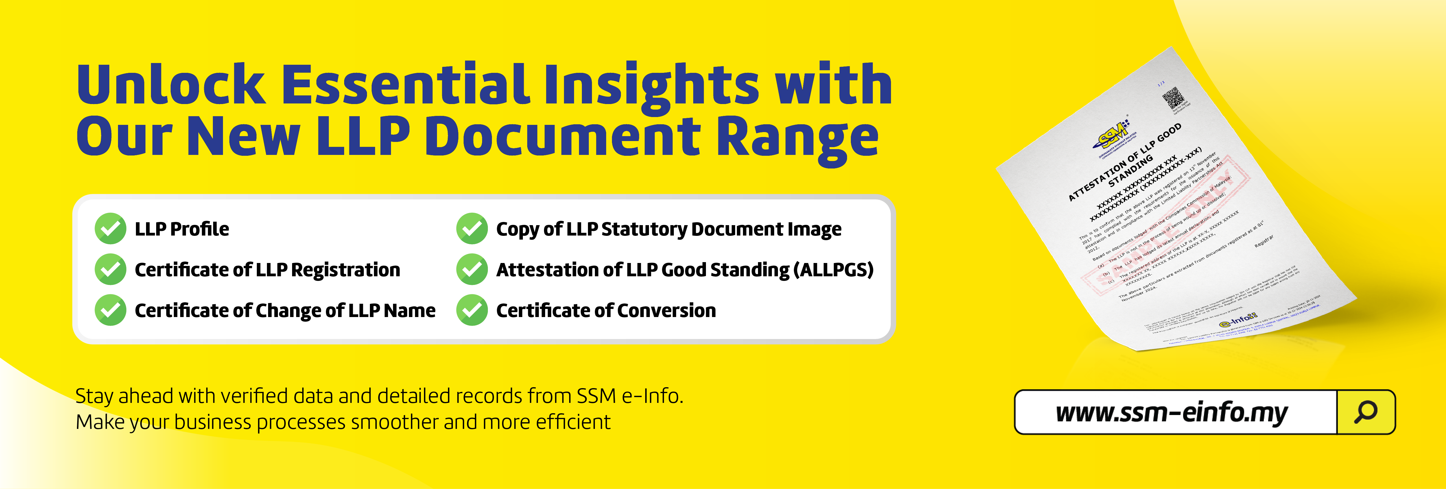 Ssm E Info Official And Authorised Service Portal